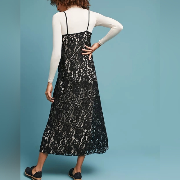 Knit & Lace Layered DressOttod'Ame large - Picture 4 of 4